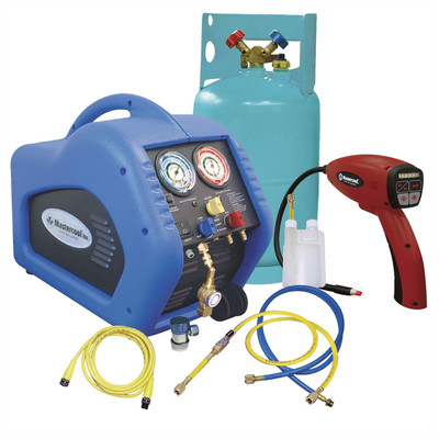 Mastercool 69100-55R Complete Refrigerant Recovery System with 55100-R Leak Detector