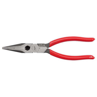 Milwaukee MT505 8 in. Long Nose Dipped Grip Pliers