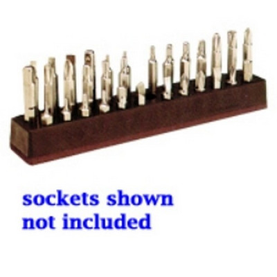 Mechanics Time Saver Neon Yellow 37-Hole Hex Bit Organizer (583)