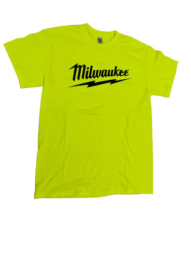 Milwaukee MWT154-3XL Safety Green T-Shirt Size Large