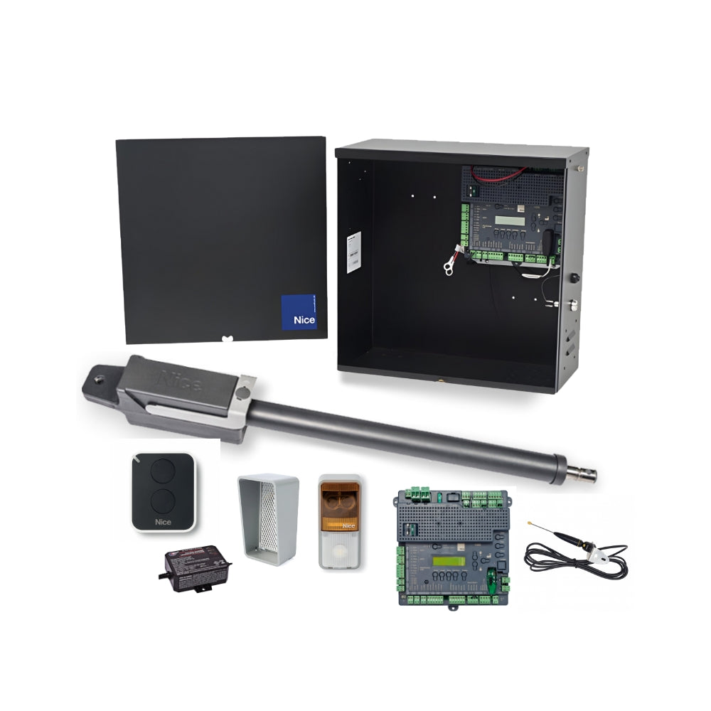 Nice TITANKIT 12L1 AC Swing Gate Operator Kit | HYS-O-T12L1-AC-KIT