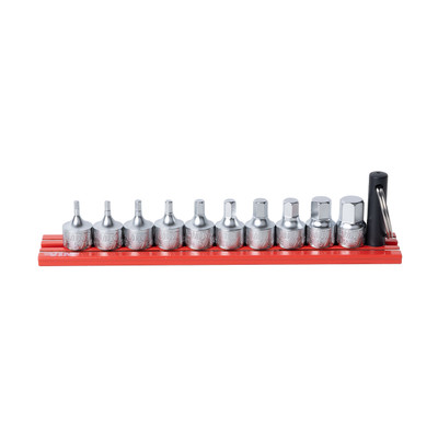 VIM Tools 9-Piece 1/4" Drive SAE Stubby Hex Bit Set (SHI400)
