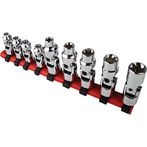 9 Pc. 1/4Dr. Universal Chrome Star Socket Set SUN9912