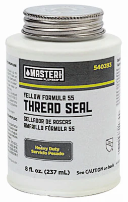 Yellow Formula 55 Thread Sealant - 8 Oz High-performance Leak Protector