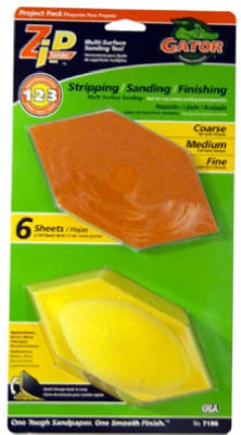 Precision Zip Hook & Loop Hand Sanding Tool For Detailed Finishing