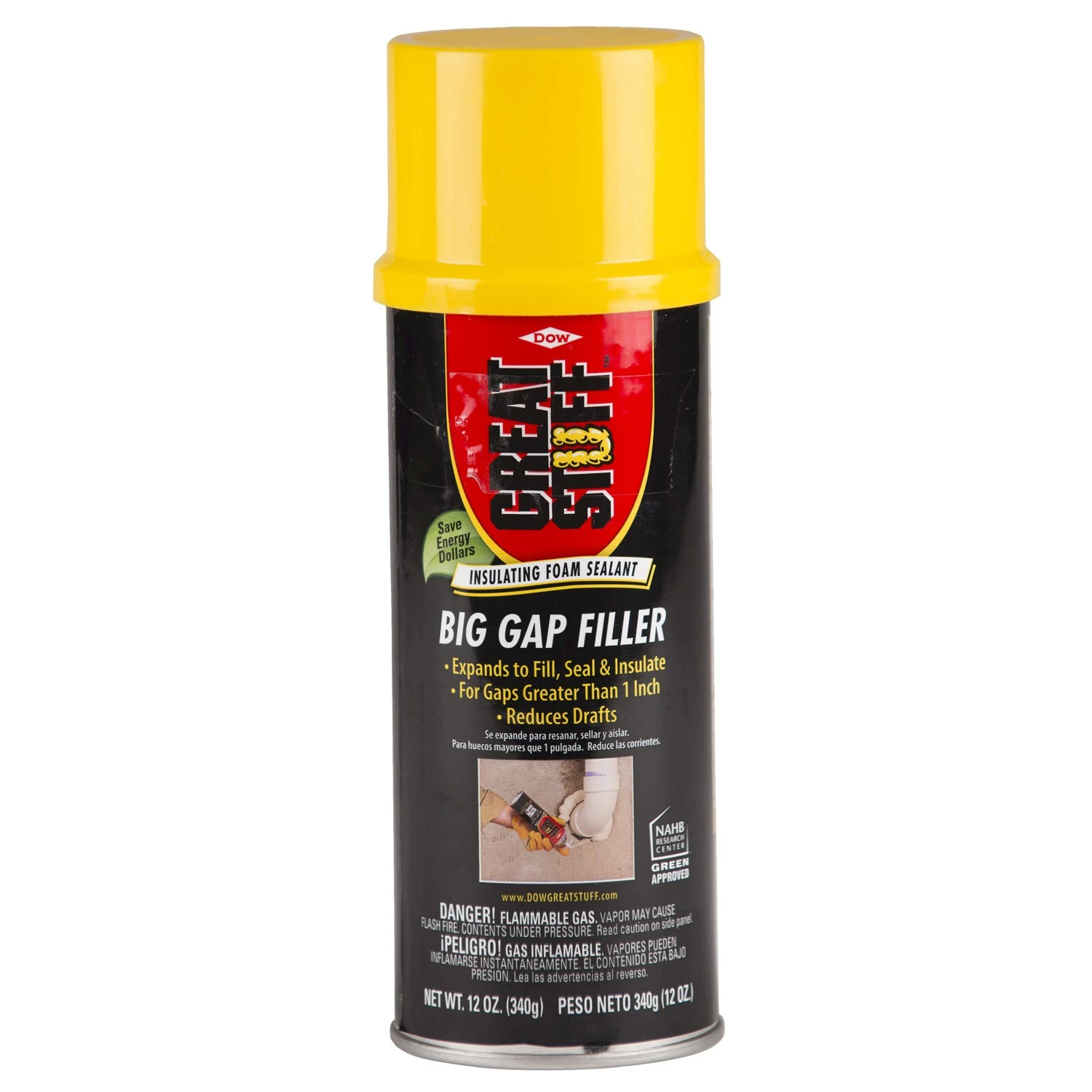 12 Oz. Big Gap Filler Insulating Foam Sealant - Triple Expanding