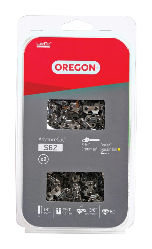 Advancecut 18 In. 62-link Chainsaw Chain (2-pack)