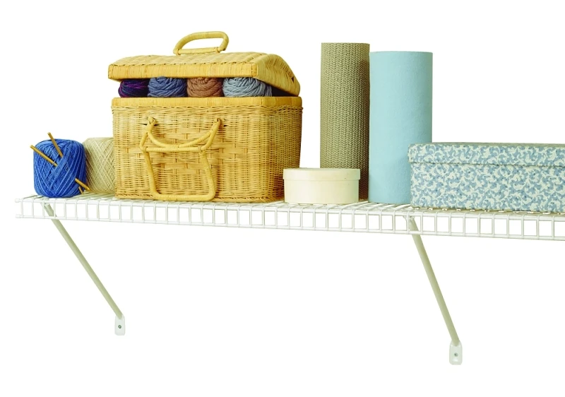 4 Ft. W X 12 In. D Ventilated Shelf Kit With Installation Hardware