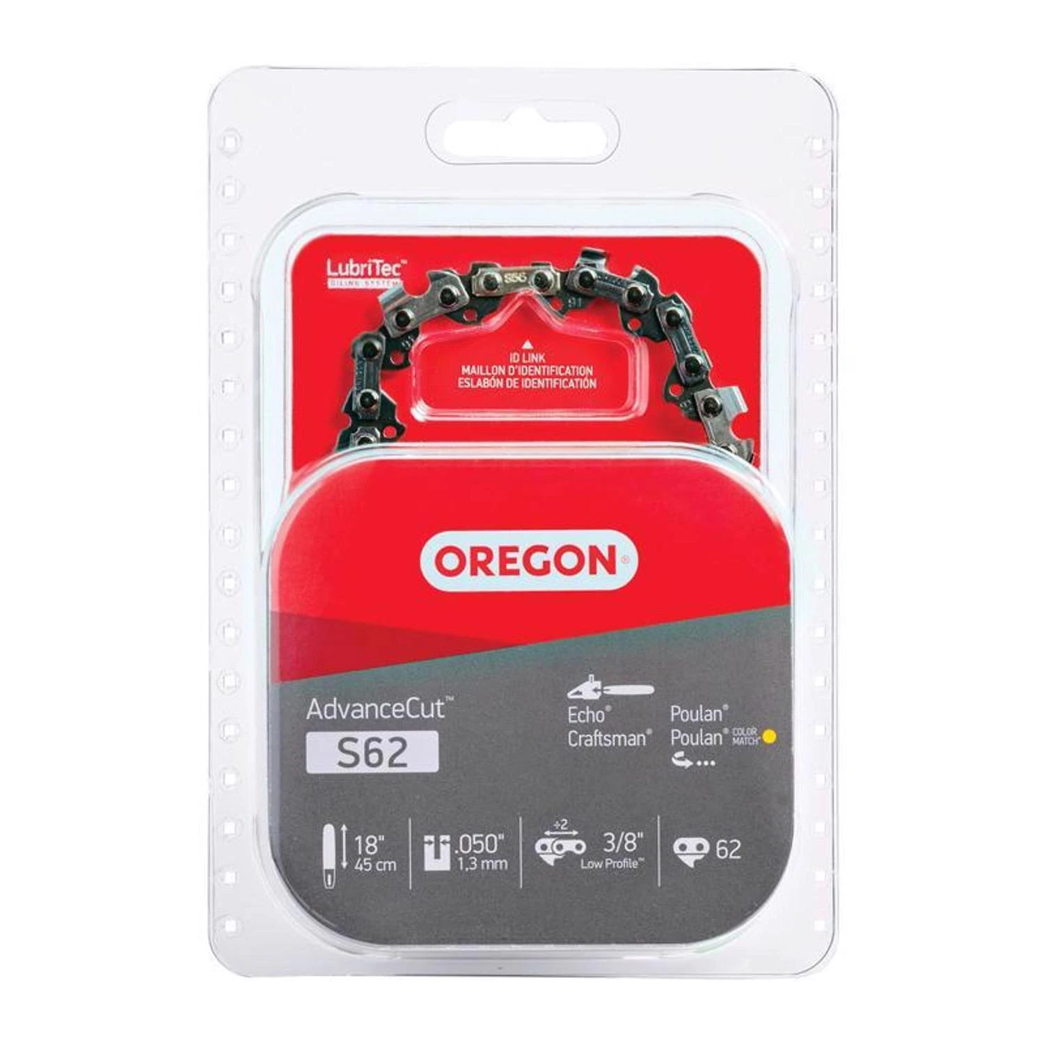 S62 Advancecut Chainsaw Chain For 18-inch Bar - 62 Drive Links