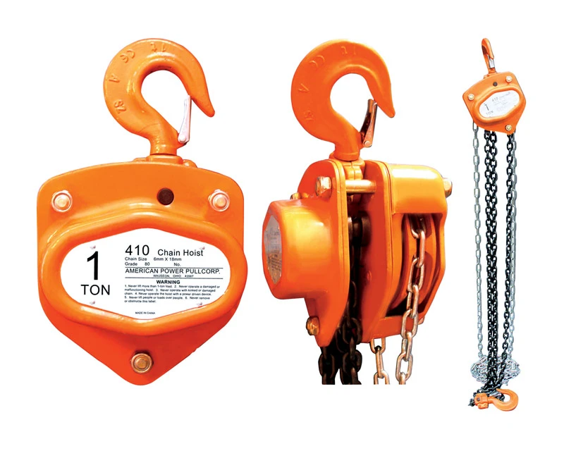 Chain Block, 10 Ft. Lift, 1-ton