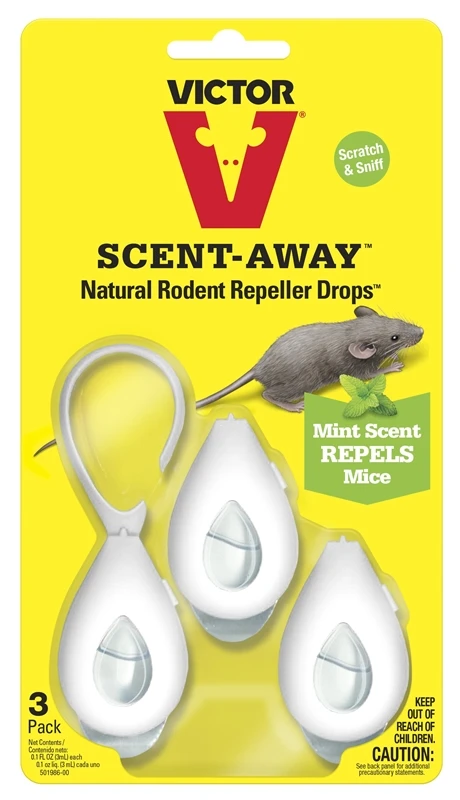 Scent-away Rodent Repeller Drops (3-pack)