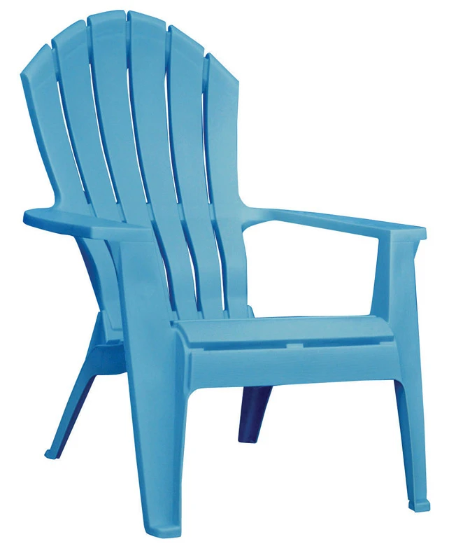 Realcomfort Adirondack Chair, Ergonomic, Pool Blue