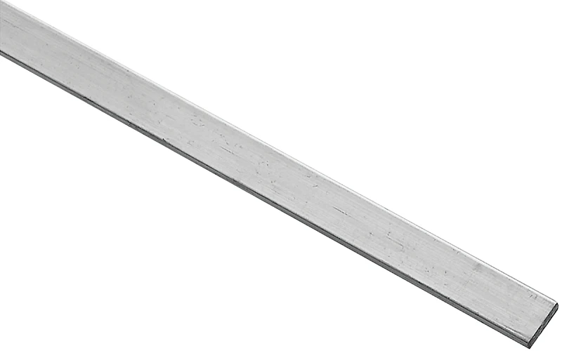 N247-015 Mill Finish Aluminum Flat Bar, 1/2 In W X 72 In L X 1/8 In Thick