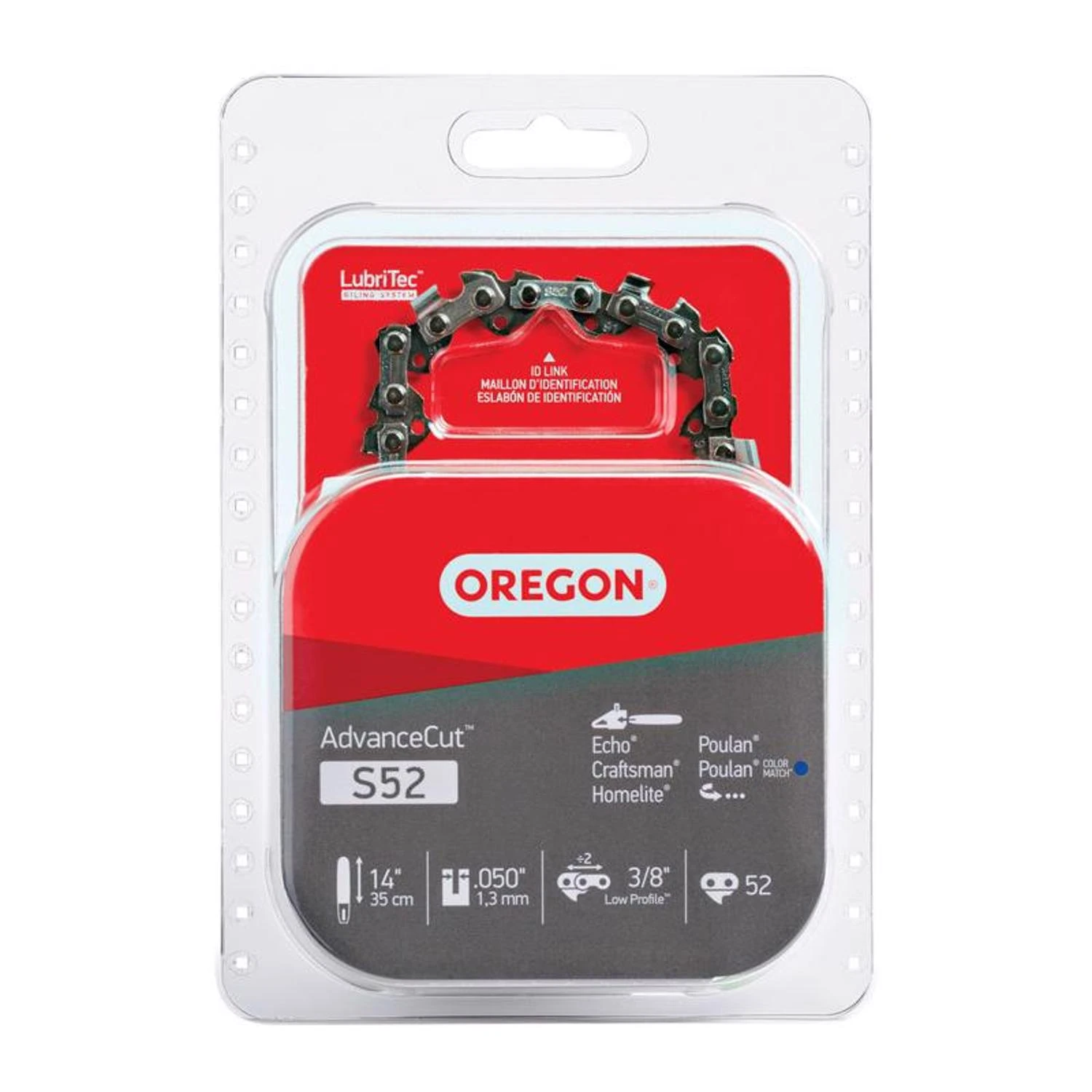 S52 Advancecut Chainsaw Chain For 14-inch Bar - 52 Drive Links
