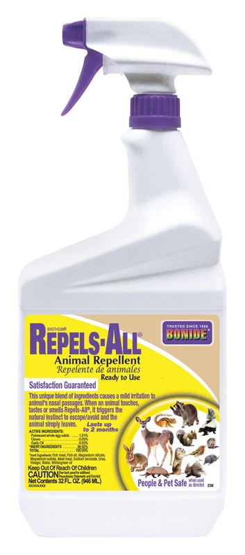Repels-all Deer, Rabbit & Animal Repellent, 32 Oz. Spray