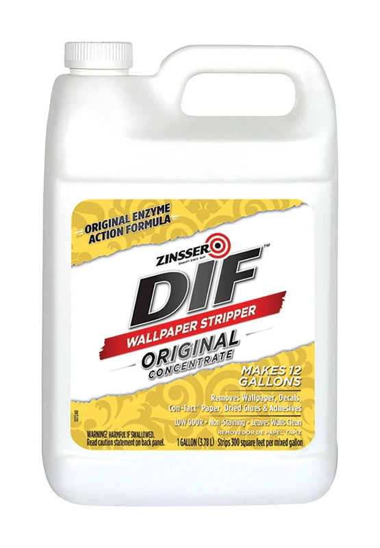 Dif 1 Gallon Wallpaper Stripper Concentrate - Enzyme-based Solution