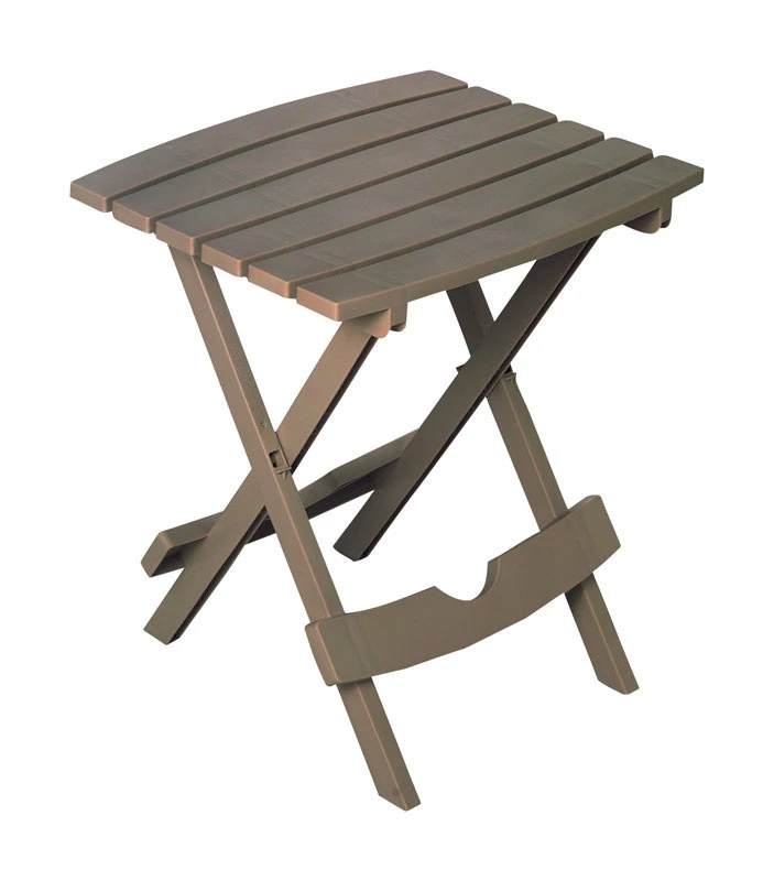 15.125-in W X 17.375-in L Quik-fold Resin Outdoor Side Table - Portobello