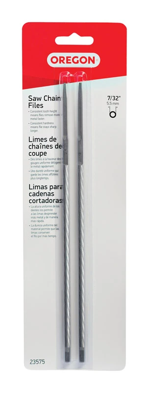 Chainsaw Files, 7/32 In., 2-pk.