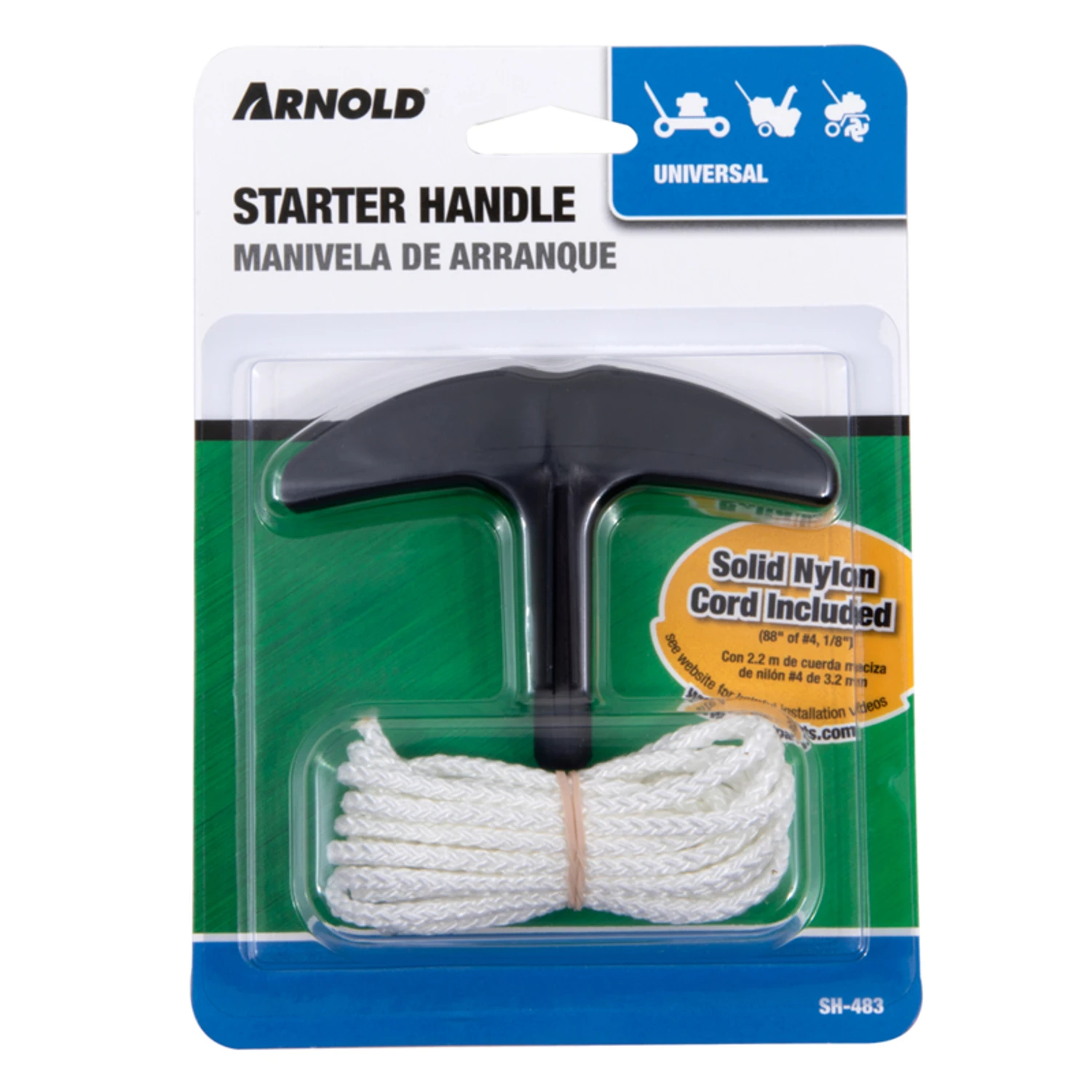 Engine Rubber Starter Handle & 88 In. Cord