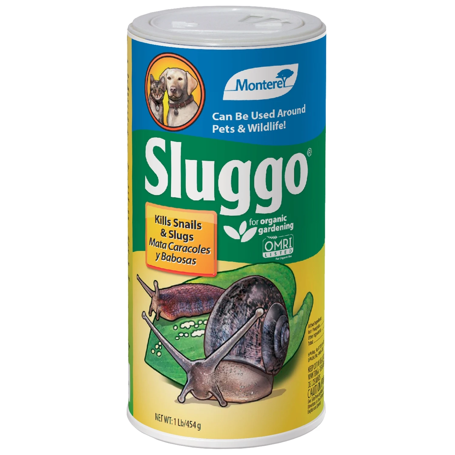 Sluggo 1 Lb. Organic Slug & Snail Killer Granules - Iron Phosphate