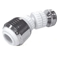 88270 360-degree Swivel Aerator And Sprayer, Plastic Chrome And White Finish