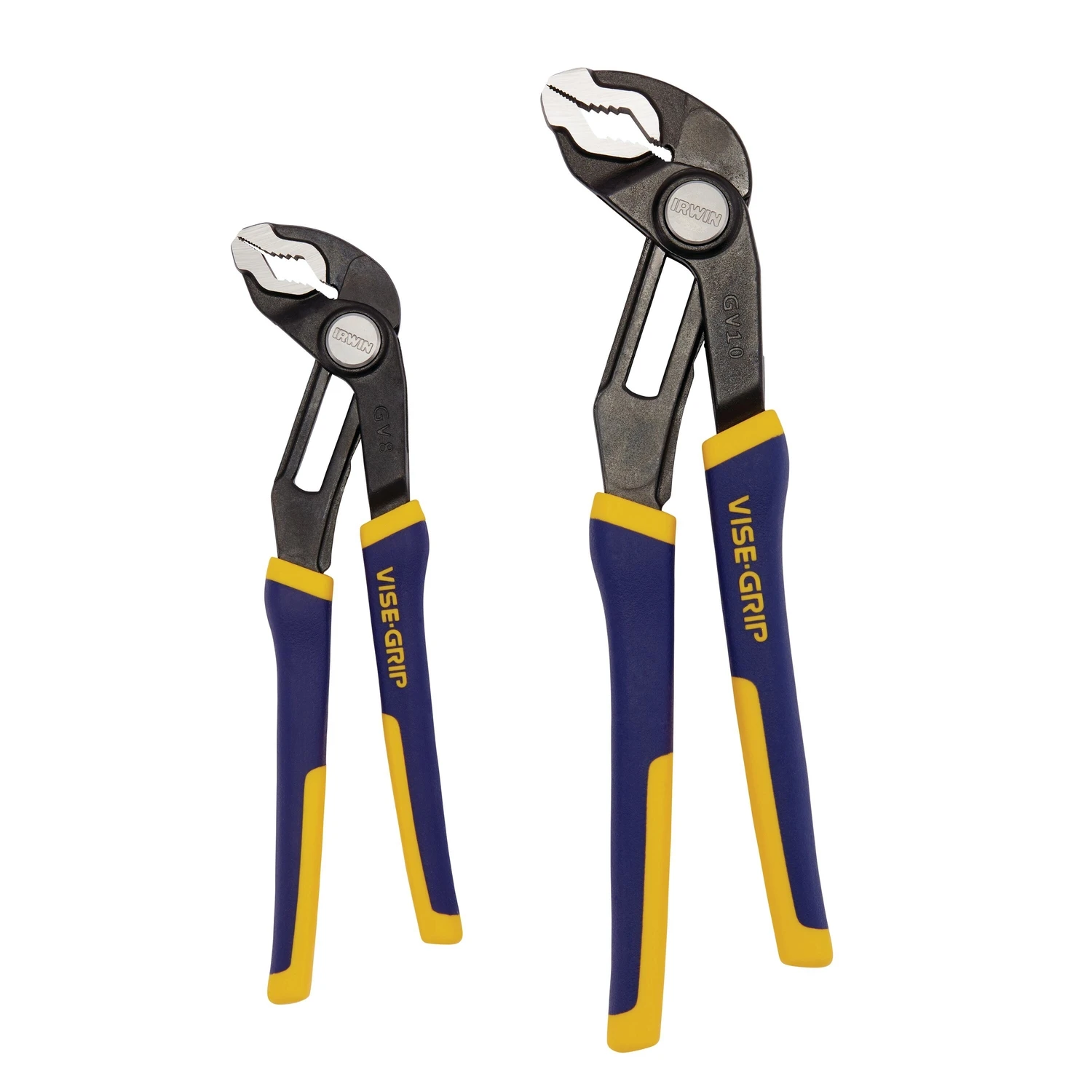 Vise-grip 8 & 10 In. Alloy Steel Tongue And Groove Pliers Set Blue 2 Pk