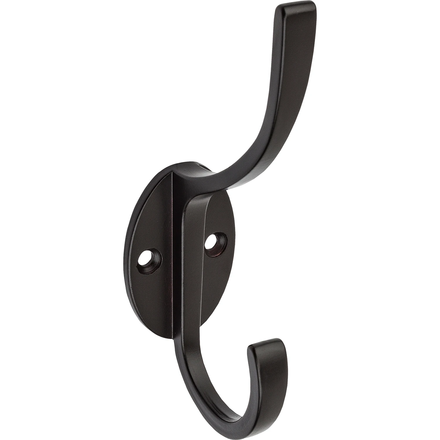 Modern Coat & Hat Hook, Oil-rubbed Bronze, 5.5 In.