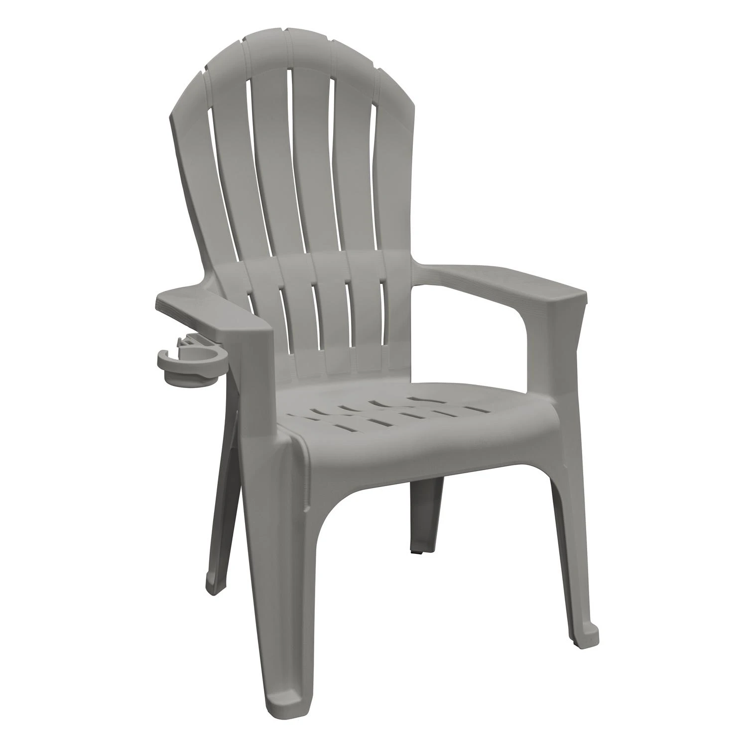 Big Easy Adirondack Chair, Resin, Gray