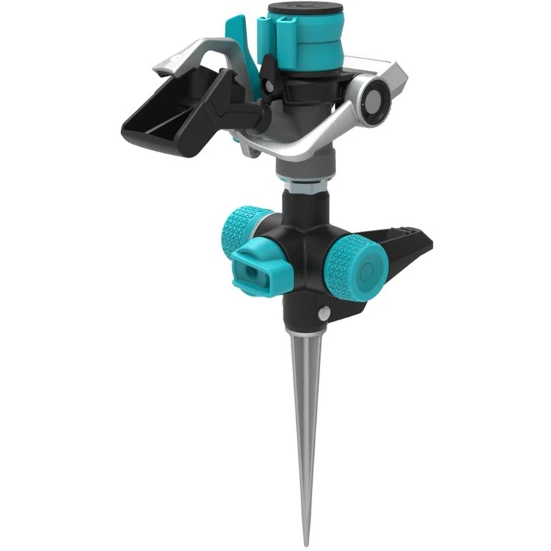 Hybrid Impulse Sprinkler With Step Spike