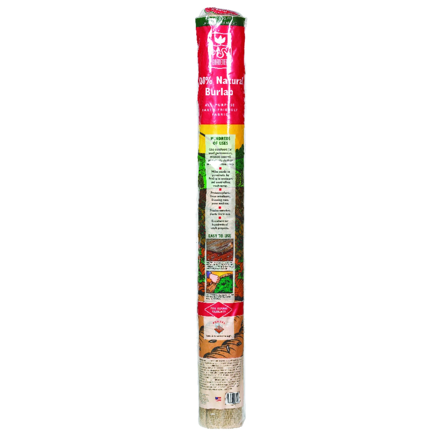 36 In. W X 24 Ft. L Heavy Duty Burlap Landscape Fabric