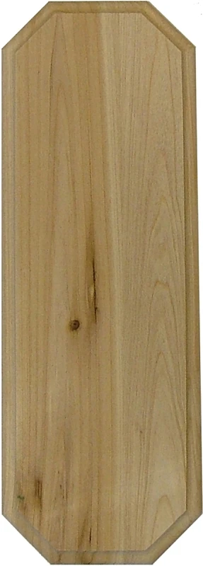 Cedar Address Plaque – 6x17 In, Horizontal Or Vertical Mounting