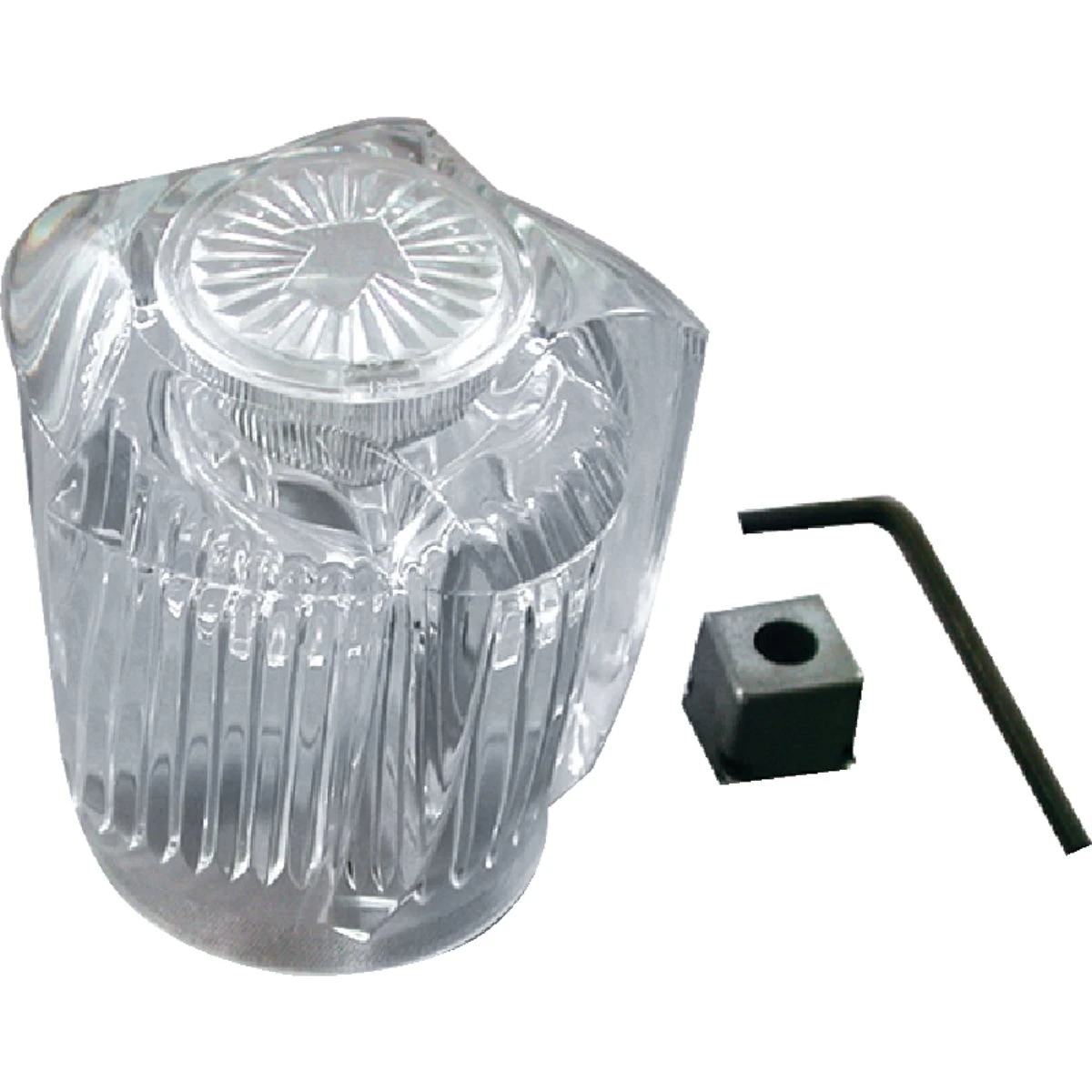 80907 Large Clear Acrylic Diverter Replacement Faucet Handle - 2-9/16 In. H