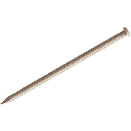 Premium 1 In Light Brown Ring Shank Paneling Nails (358 Count)