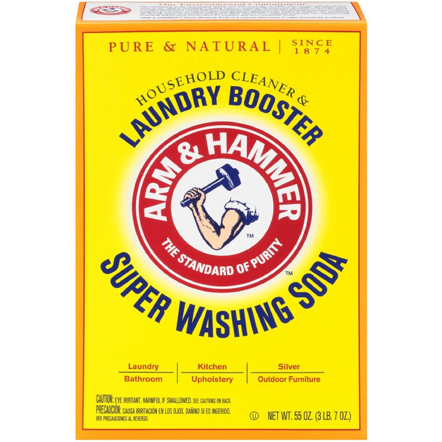 Super Washing Soda Laundry Powder, 55 Oz.