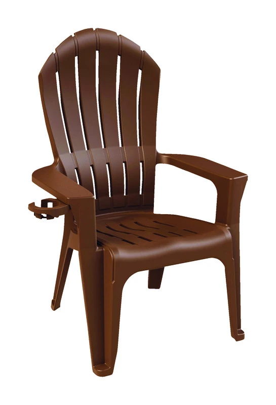 Big Easy Adirondack Chair, Ergonomic, Resin, Earth Brown