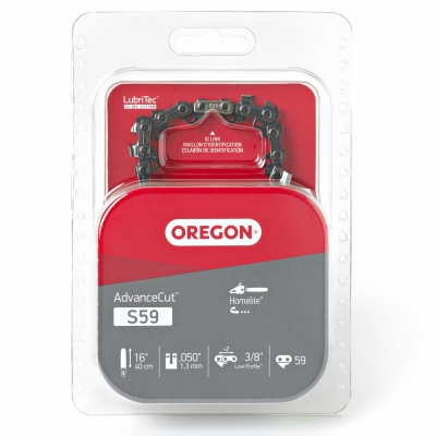 S59 Advancecut 16 In. Chainsaw Chain - 59 Drive Links, Low-kickback Design
