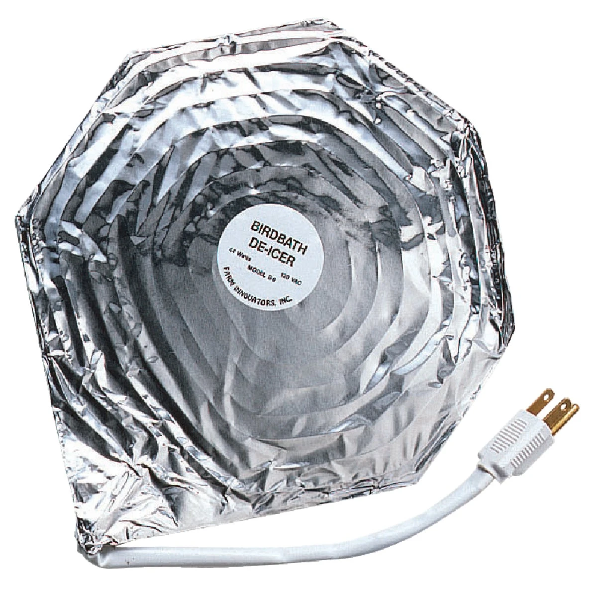 Economy Bird Bath De-icer — Compact, Low-watt Bottom Heater For Shallow Bird Baths