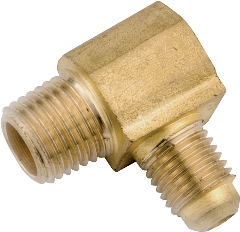 5/8 In. X 3/4 In. Male 90 Degree Flare Brass Elbow Lead Free