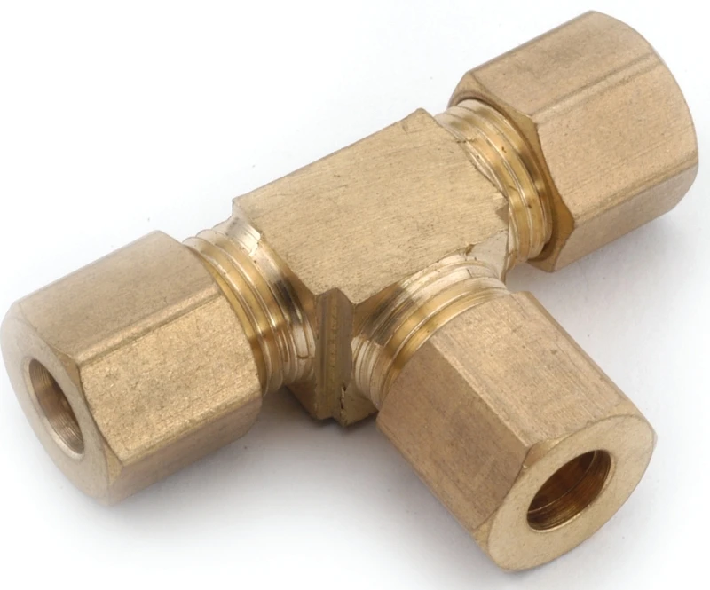 5/16 In. Lead Free Compression Brass Tee Fitting
