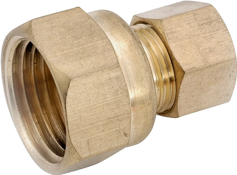 1/2 In. X 3/8 In. Lead Free Brass Compression Adapter