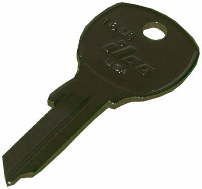 National Nickel Plated Mailbox Key, 1646 (10-pack)