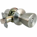 Stainless Steel Medium Tulip-style Knob Entry Lockset Ts600b Ka3