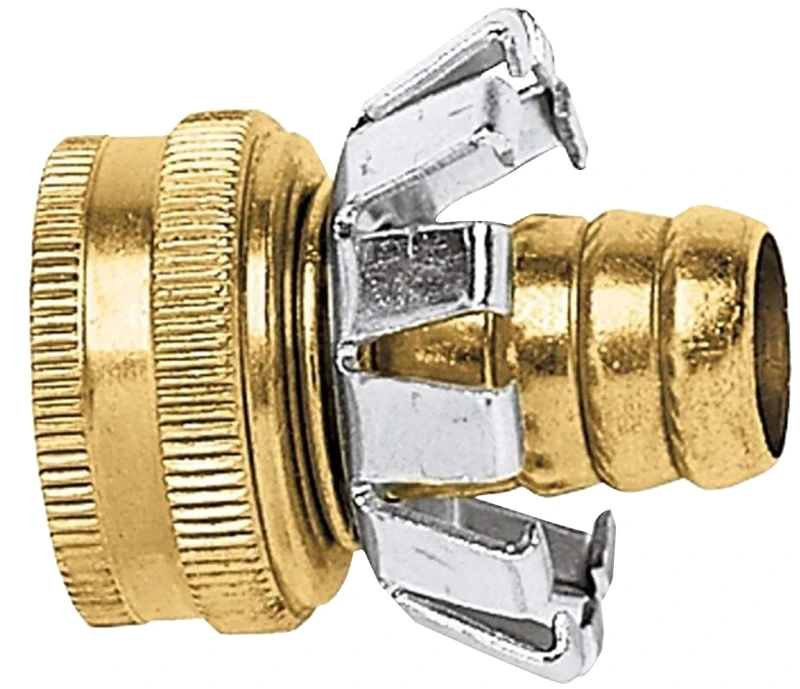 Hose Repair Coupler, Brass, Female 1/2 In.