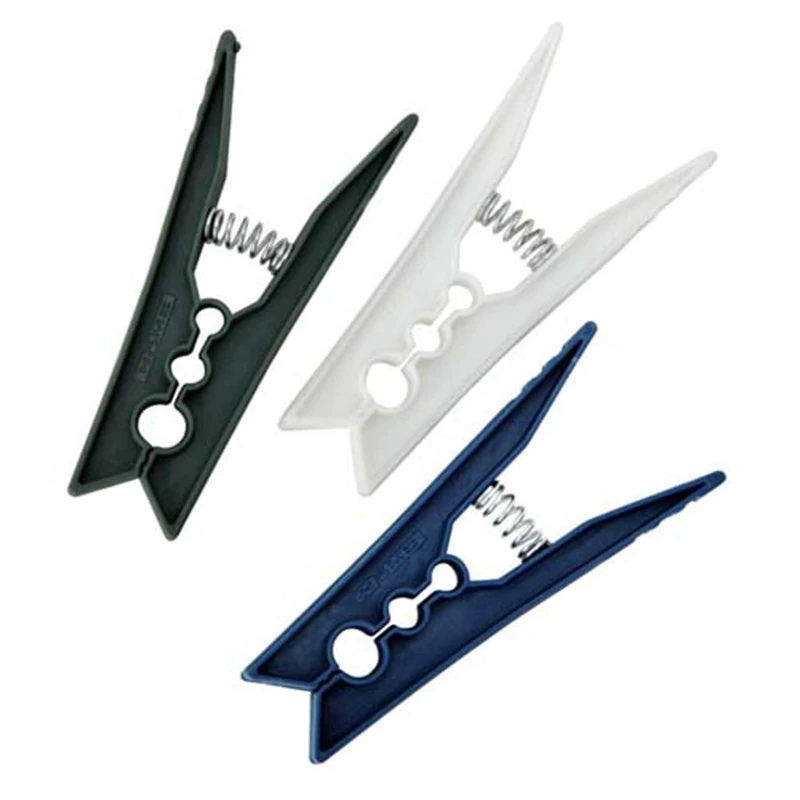Assorted Plastic Clothes Pins - Durable And Versatile For Laundry And Crafts