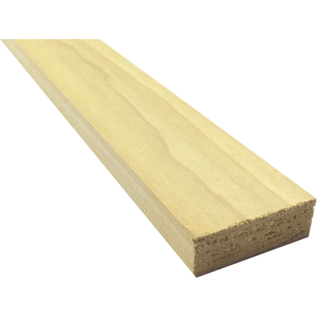 1/2 In. X 2 In. X 4 Ft. Poplar Wood Board - Select S4s Sanded