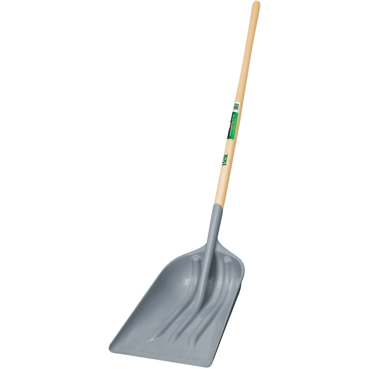 48-inch Wood-handle Poly Scoop Shovel