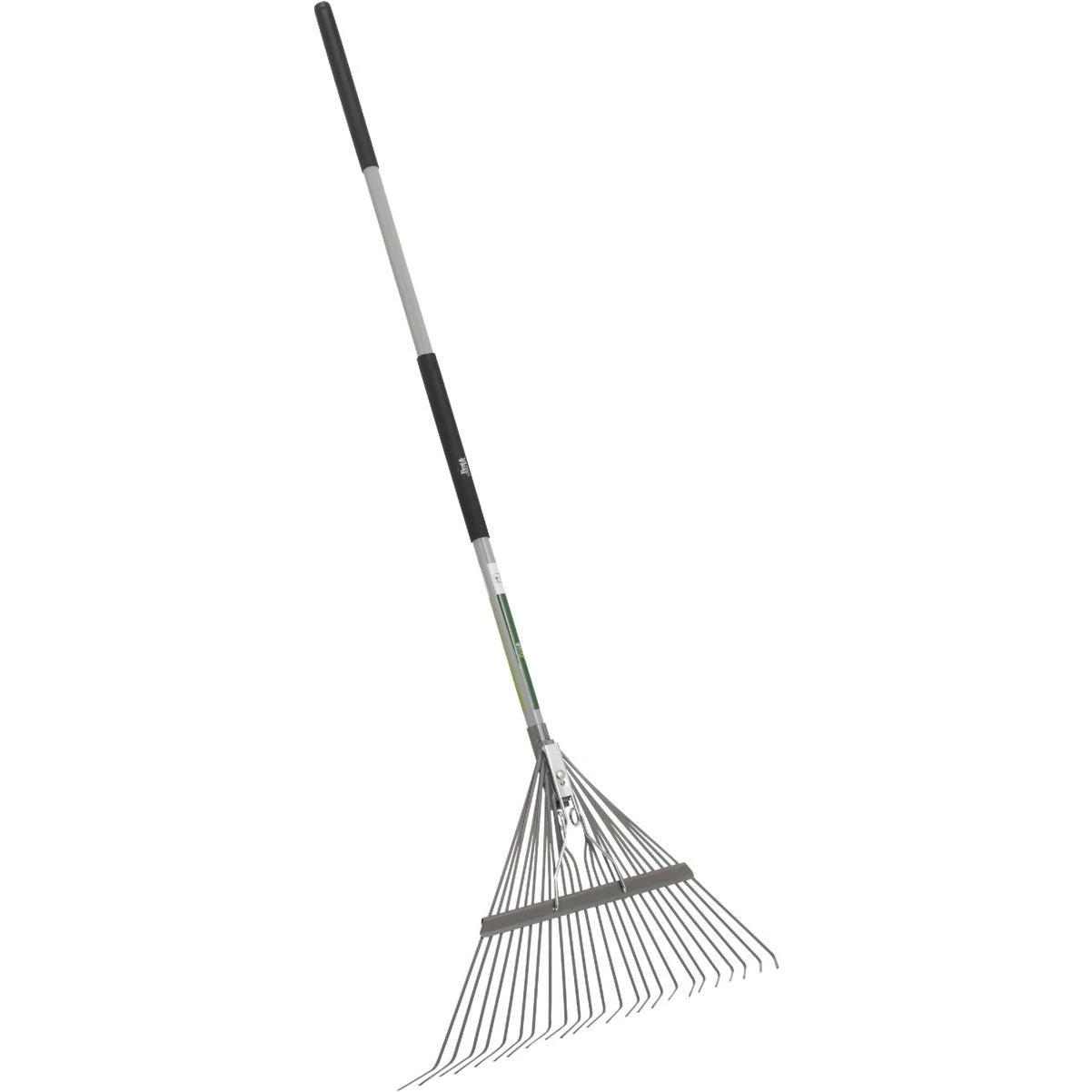 24 In. Steel Leaf Rake With 50 In. Fiberglass Handle (24-tine)