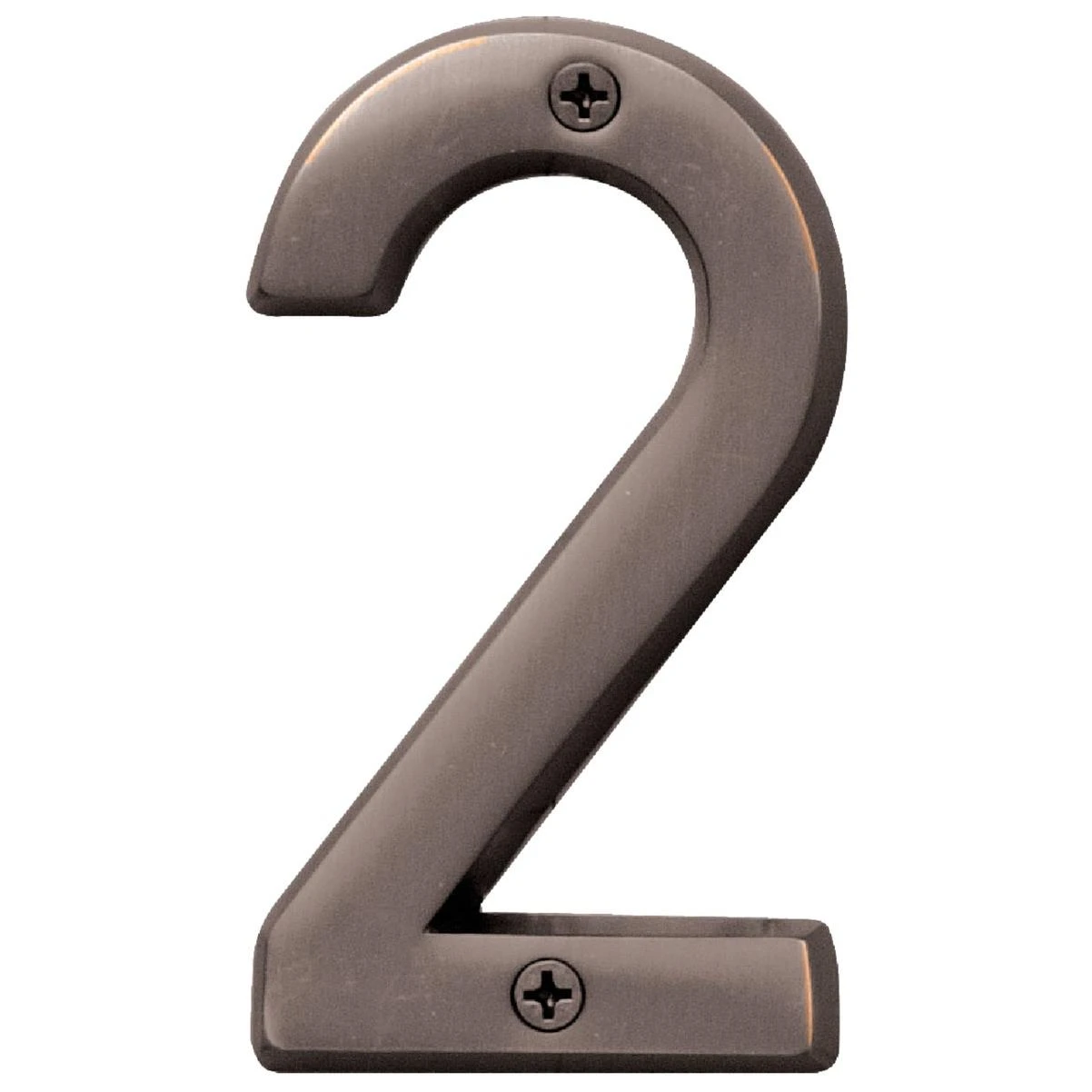 Prestige Series 4 In. Oil Rubbed Bronze House Number Two