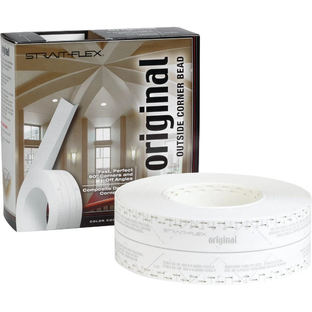 Clarkdietrich/strait-flex 2-3/8 In. X 100 Ft. Original Outside Corner Bead Drywall Tape