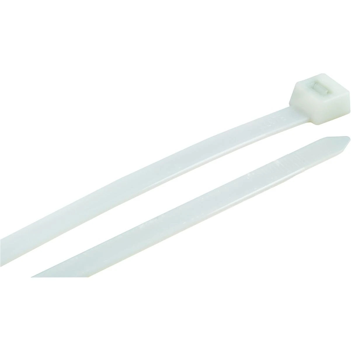 36 In. X 0.35 In. Natural Color Heavy-duty Nylon Cable Tie (10-pack)